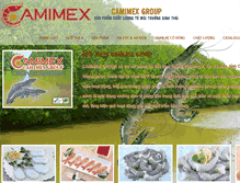 Tablet Screenshot of camimex.com.vn